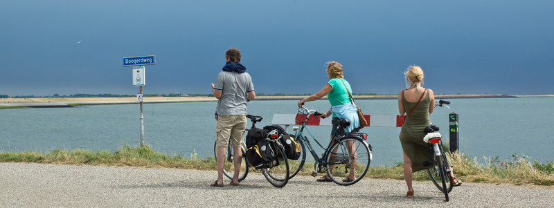 Fietsen langs de Oosterschelde