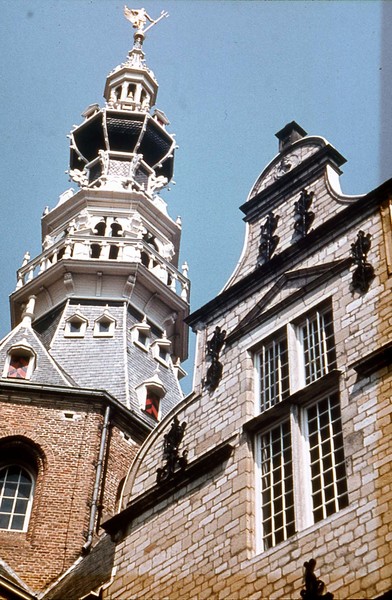 Stadhuistoren in de Meelstraat, nu het Stadhuismuseum Zierikzee (1970-1980).