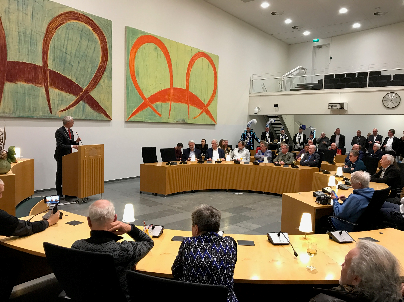 Nieuwjaarstoespraak in de raadzaal