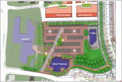 Schematische kaart Veemarktterrein