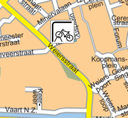 Kaart Bicicletteria