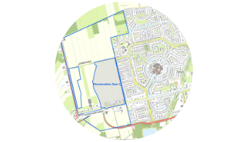 Kaart nieuwe wijk Kloosterveen