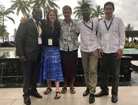 Commonwealth Scholars and some of their student colleagues at 20CCEM 
