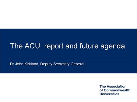  John Kirkland ACU report