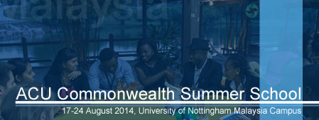 Commonwealth Summer School 2014