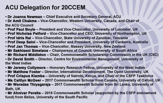 20CCEM delegation