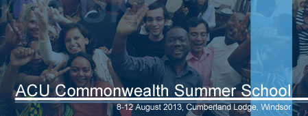 Commonwealth Summer School 2013