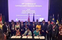 Commonwealth education partners pledge to support sustainable development at 20CCEM