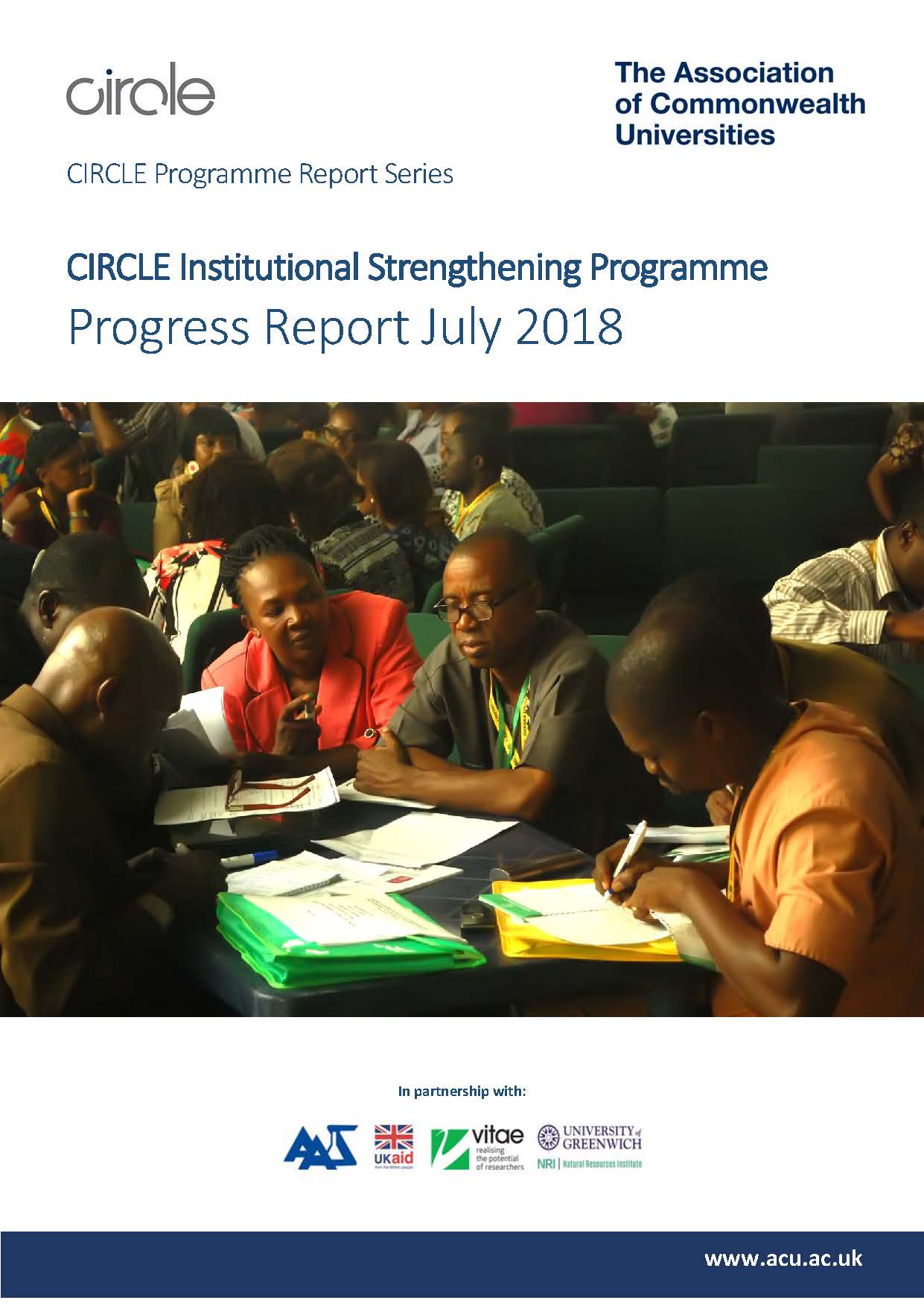 CIRCLE Institutional Strengthening Programme Progress Report July 2018