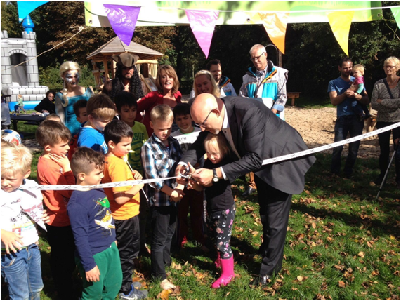 Opening speeltuin Bastinglaan