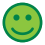 Groene smiley (positief)
