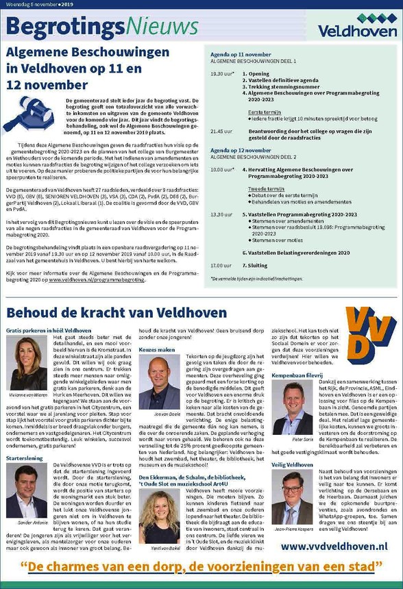 Begrotingsnieuws pagina 1