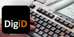 DigiD-logo en toetsenbord